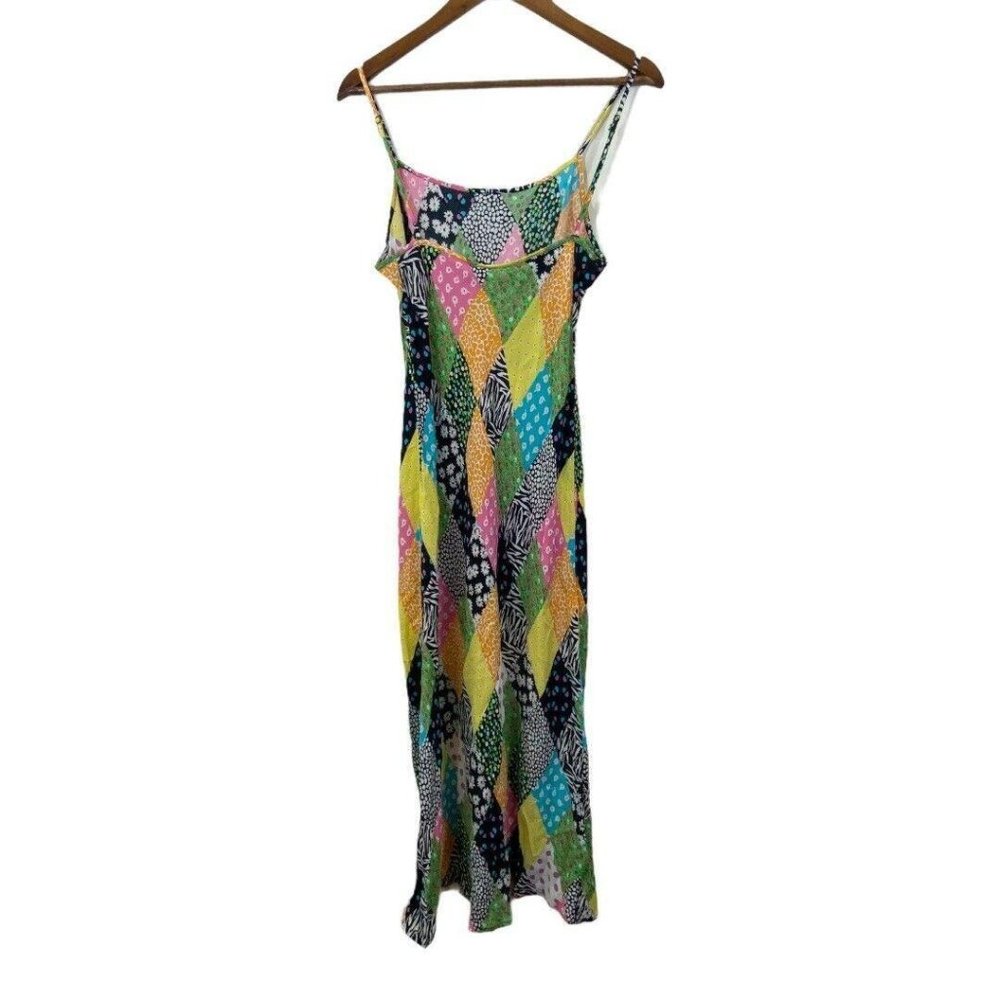 Target Multicolor Patchwork Maxi Dress - image 3